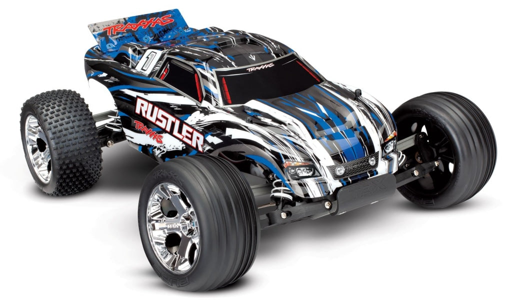 Traxxas - Rustler 1/10 Rtr Stadium Truck Azul Sobrepedido