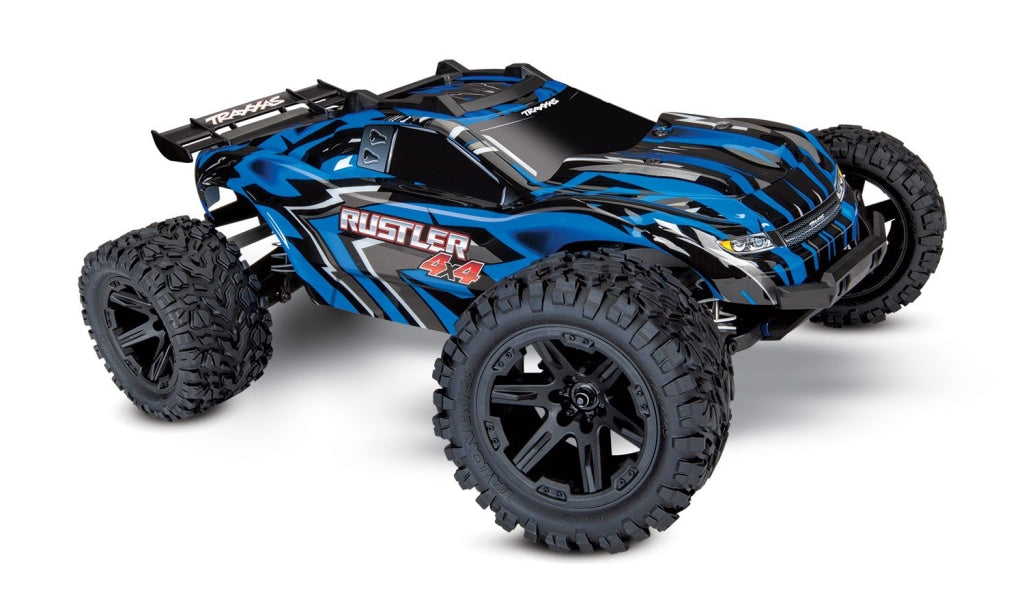 Traxxas - Rustler 4X4 1/10 4Wd Rtr Stadium Truck Azul Sobrepedido