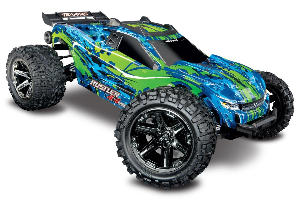 Traxxas - Rustler 4X4 Vxl Brushless Rtr 1/10 4Wd Stadium Truck Verde Sobrepedido