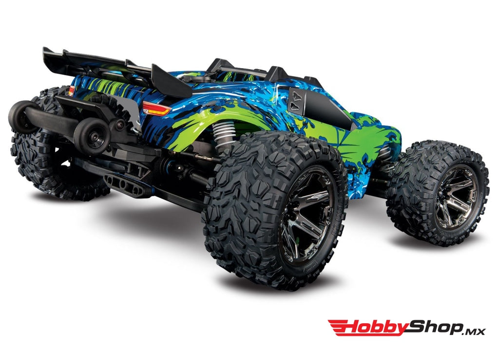 Traxxas - Rustler 4X4 Vxl Brushless Rtr 1/10 4Wd Stadium Truck Verde Sobrepedido