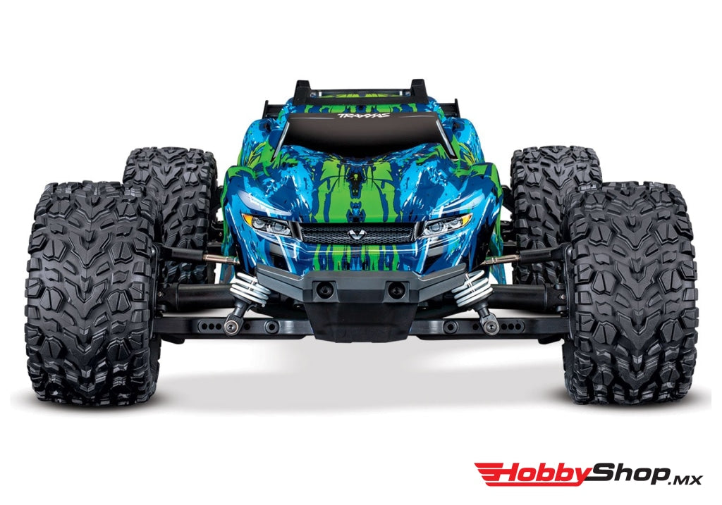 Traxxas - Rustler 4X4 Vxl Brushless Rtr 1/10 4Wd Stadium Truck Verde Sobrepedido