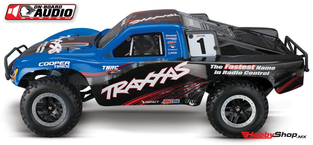 Traxxas - Slash 1/10 Rtr Short Course Truck W/on Board Audio Xl-5 Azul Sobrepedido