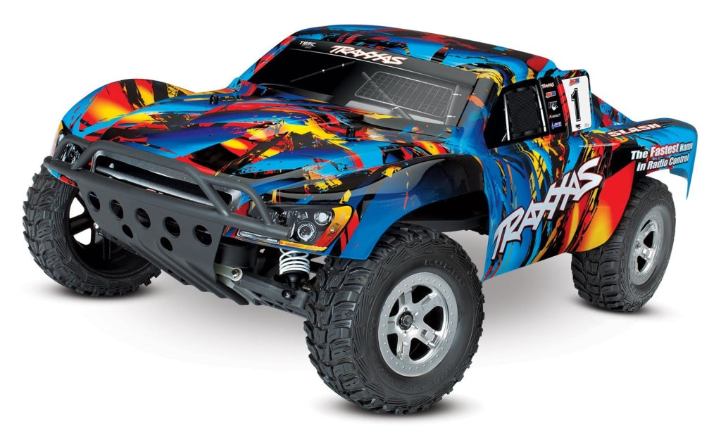 Traxxas - Slash 1/10 Rtr Electric 2Wd Short Course Truck Rock N Roll Sobrepedido