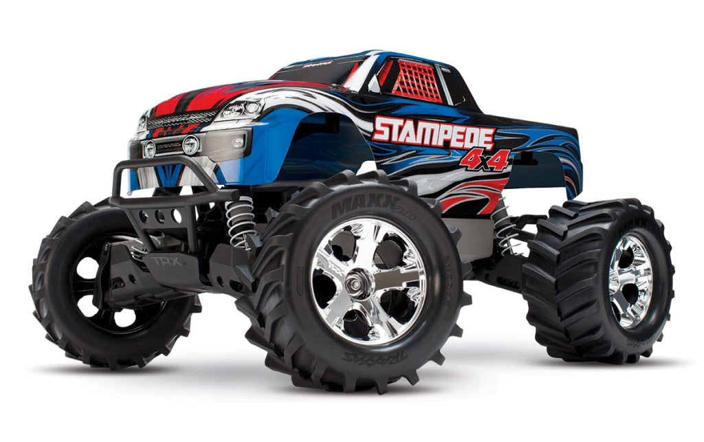 Traxxas - Stampede 4X4 Lcg 1/10 Rtr Monster Truck Azul Sobrepedido