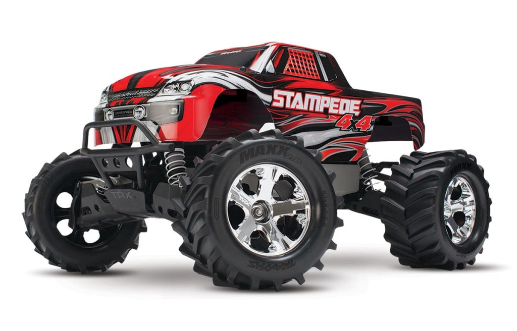 Traxxas - Stampede 4X4 Lcg 1/10 Rtr Monster Truck Rojo Sobrepedido