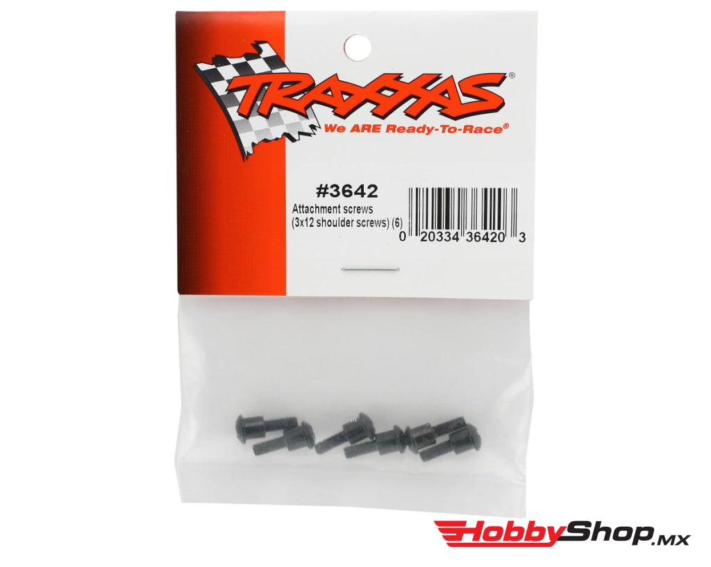 Traxxas - Tornillos De Fijación Amortiguador (Tornillos Con Reborde 3X12Mm) (6) En Existencia