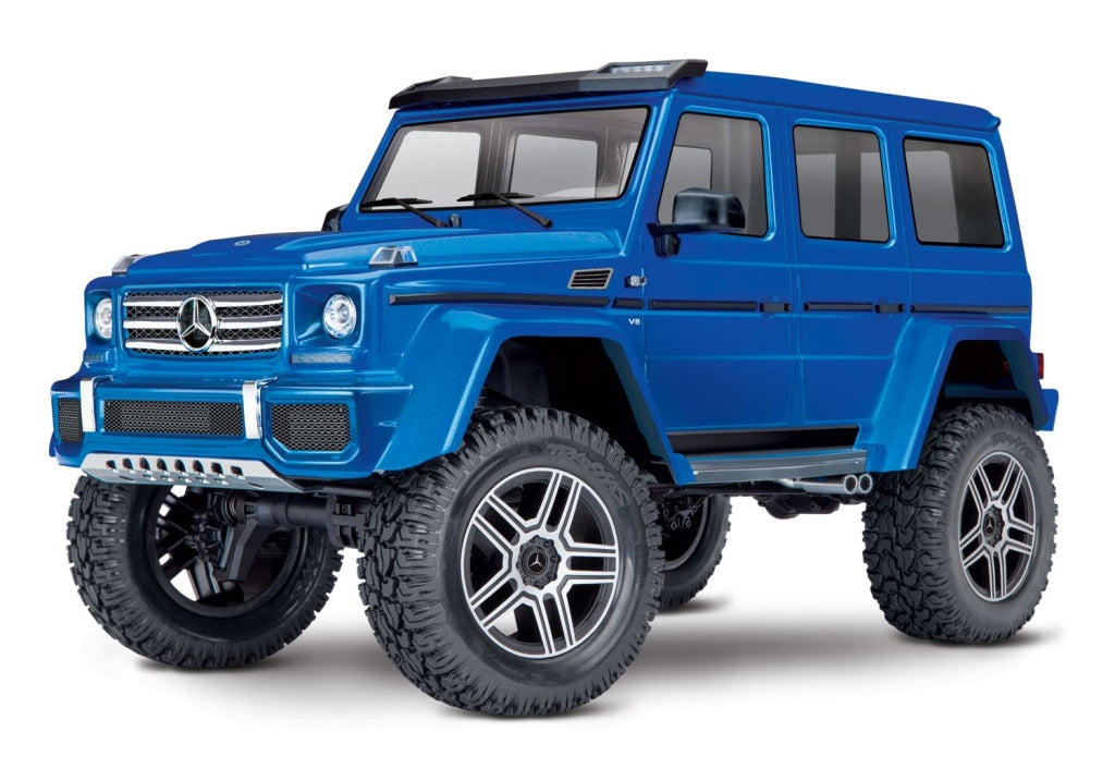 Traxxas - Trx-4 1/10 Trail Crawler Truck W/mercedes-Benz G500 4X4² Body Azul Sobrepedido