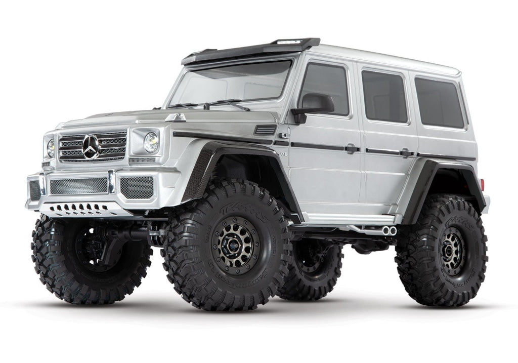 Traxxas - Trx-4 1/10 Trail Crawler Truck W/mercedes-Benz G500 4X4² Body Blanca Sobrepedido