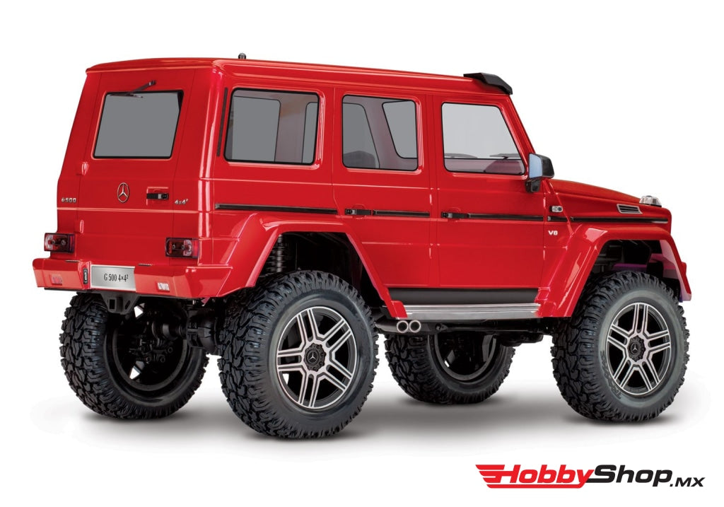 Traxxas - Trx-4 1/10 Trail Crawler Truck W/mercedes-Benz G500 4X4² Body Roja Sobrepedido
