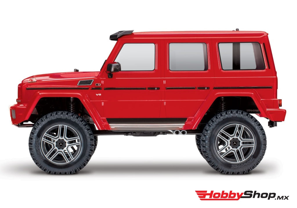 Traxxas - Trx-4 1/10 Trail Crawler Truck W/mercedes-Benz G500 4X4² Body Roja Sobrepedido