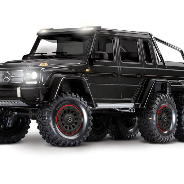 Traxxas TRX 6 1 10 6x6 Trail Crawler Truck w Mercedes Benz G 63 AMG Body Negro