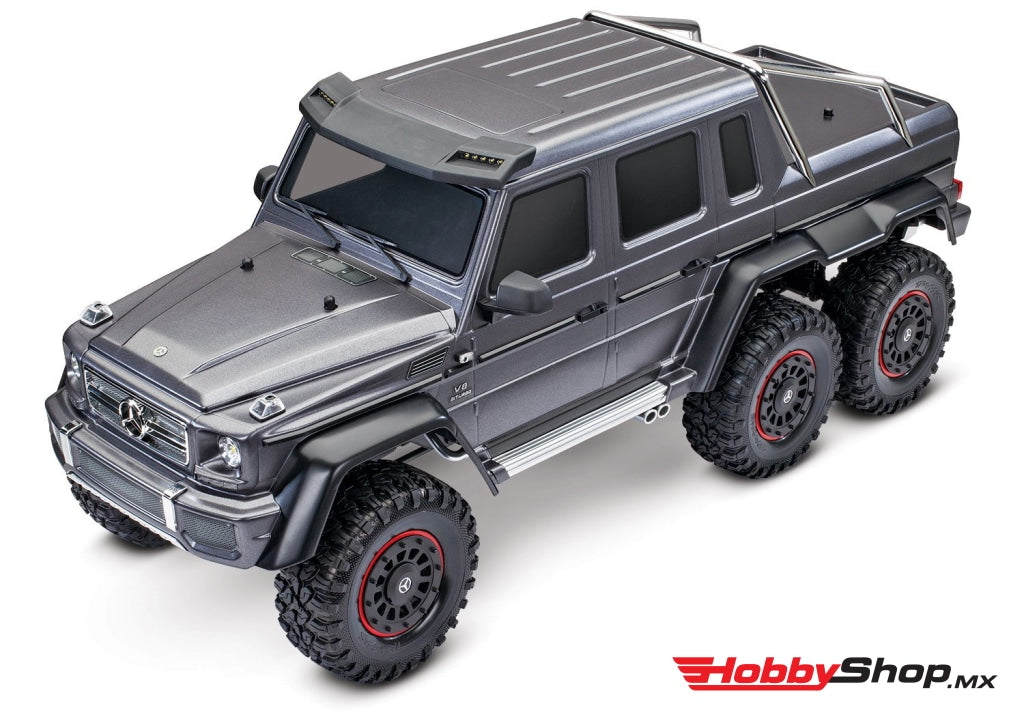 Traxxas - Trx-6 1/10 6X6 Trail Crawler Truck W/mercedes-Benz G 63 Amg Body Plata Sobrepedido