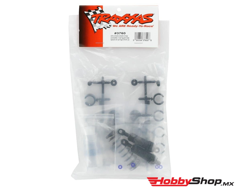 Traxxas - Ultra Shocks Black Long (2) En Existencia