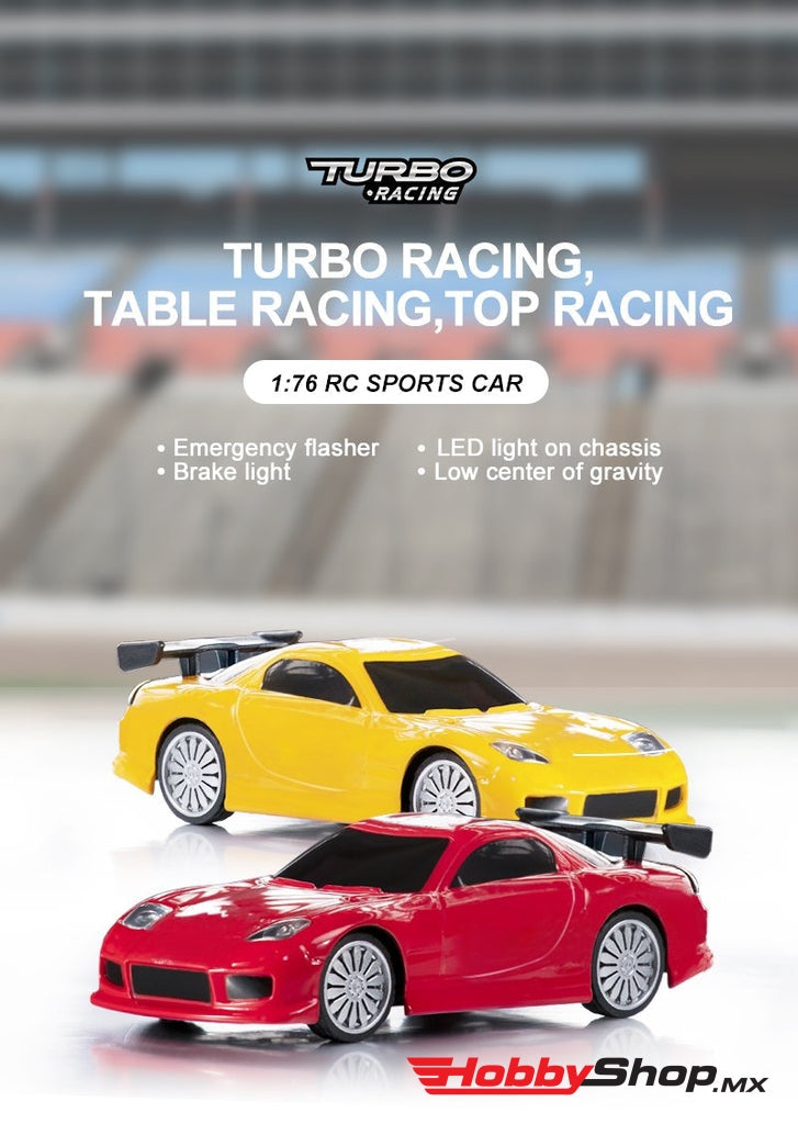 Turbo Racing - 1/76 Rc Sports Car C71 Red En Existencia