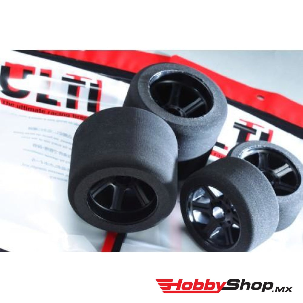 Ulti Tires - 1/8 Foam Tire (Rear) 1Pair Carbon Rims Shore 35Wc Rin Negro En Existencia