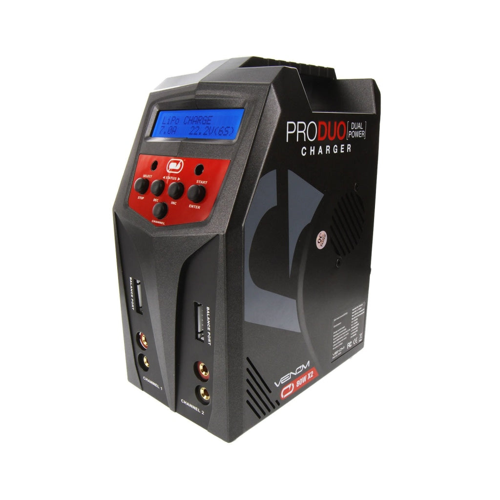 Pro Duo 80W X2 Dual Ac/dc 7A Lipo/lihv&nimh Battery Charger Vnr0685 Sobrepedido