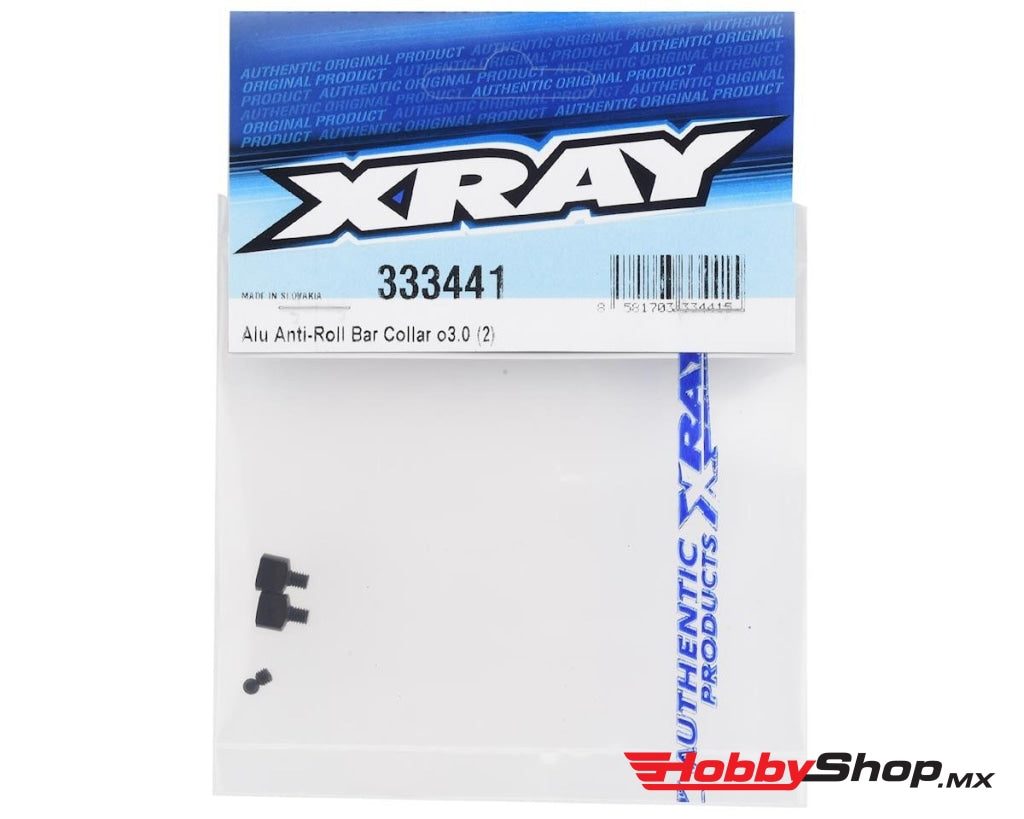 Xray - Aluminum Anti-Roll Bar Collar O3.0 (2) En Existencia