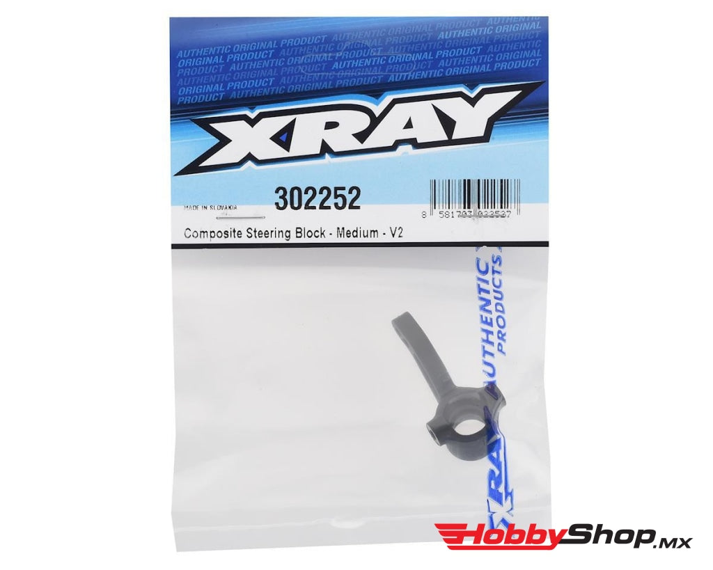 Xray - Composite Steering Block Medium V2 En Existencia