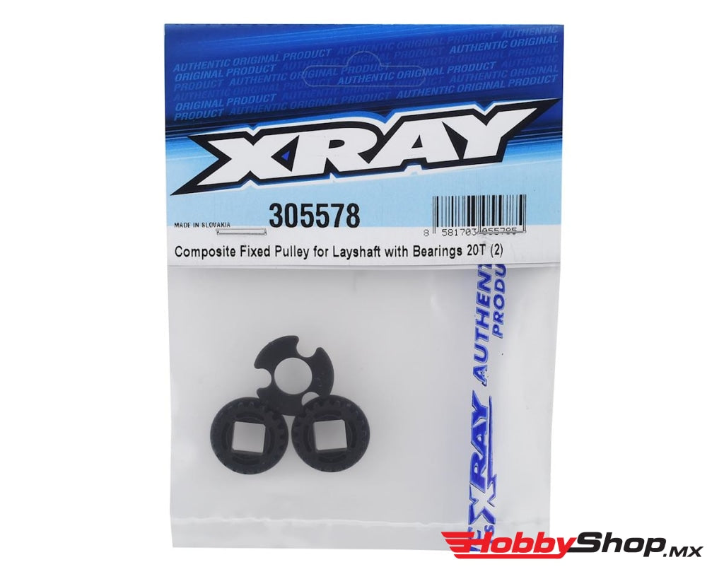 Xray - Fixed Pulley For Layshaft With Bearings 20T (2) En Existencia