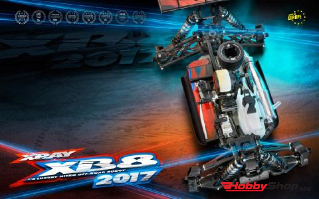 Xray Xb8 - 2017 Specs 1/8 Luxury Nitro Off-Road Car Xray350012 Sobrepedido