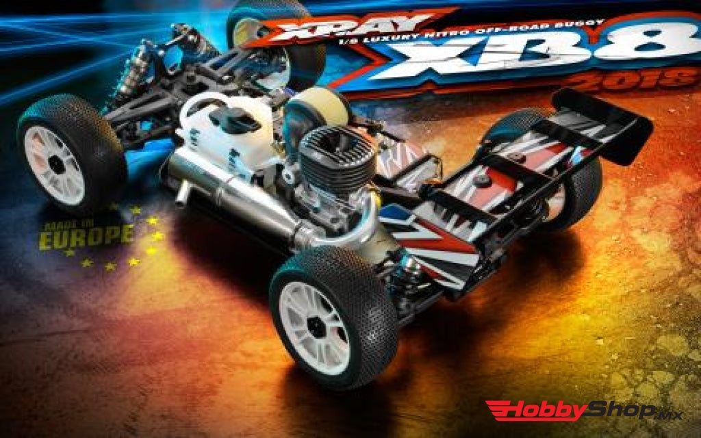 Xray Xb8 - 2018 Specs 1/8 Luxury Nitro Off-Road Car Xray350013 Sobrepedido