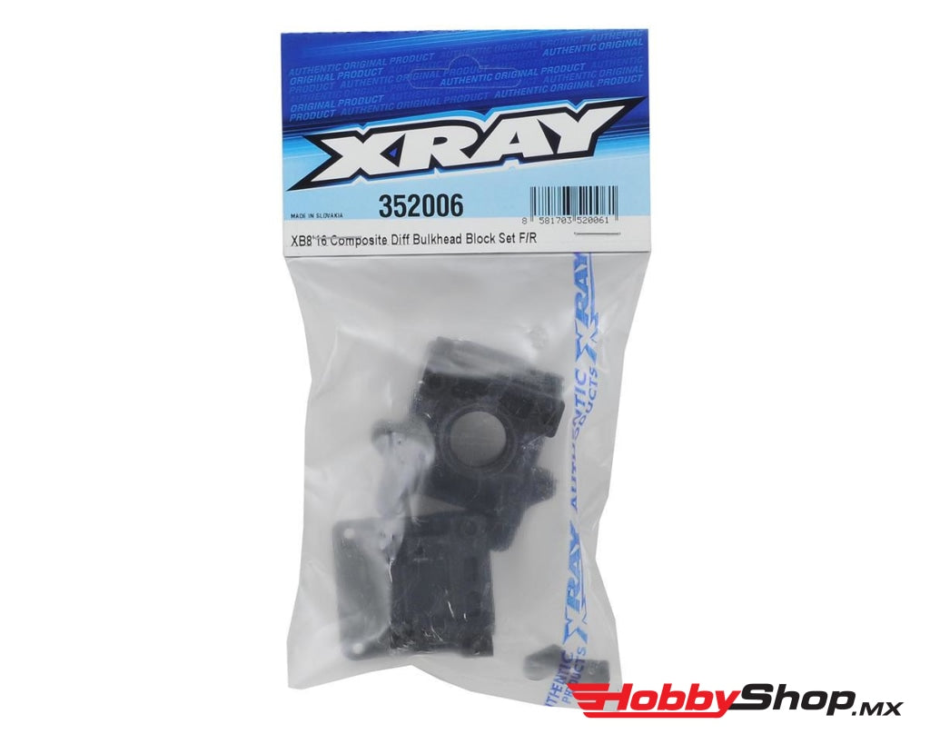 Xray - Xb8´16 Diff Bulkhead Block Set Front / Rear En Existencia