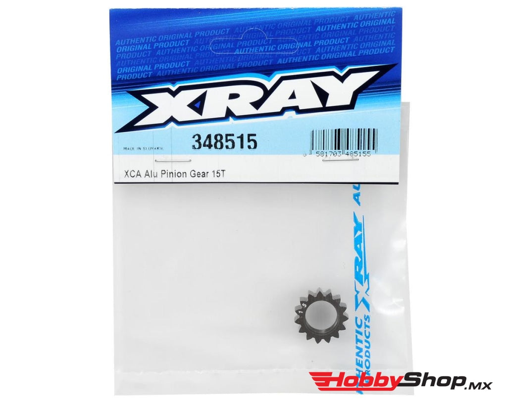 Xray - Xca Aluminum Pinion Gear 15T (1St) 7075 T6 Hard Coated En Existencia